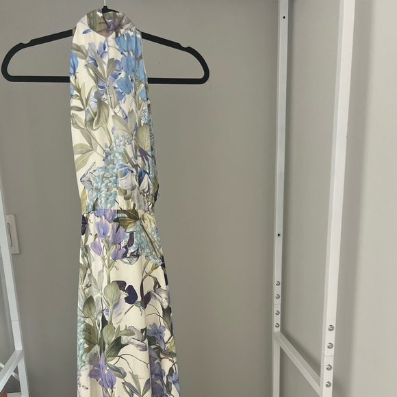Maxi Halter-Neck Floral Dress (& Other Stories) - Picture 3 of 7